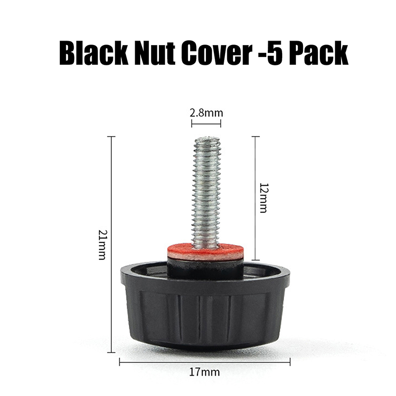 Reel Drag Knob - สกรูหัวใหญ่ 5 ชิ้น สกรูยึดมือจับรอกตกปลาอเนกประสงค์ น็อตสกรูแขนรอกตกปลา อุปกรณ์ตกปลา