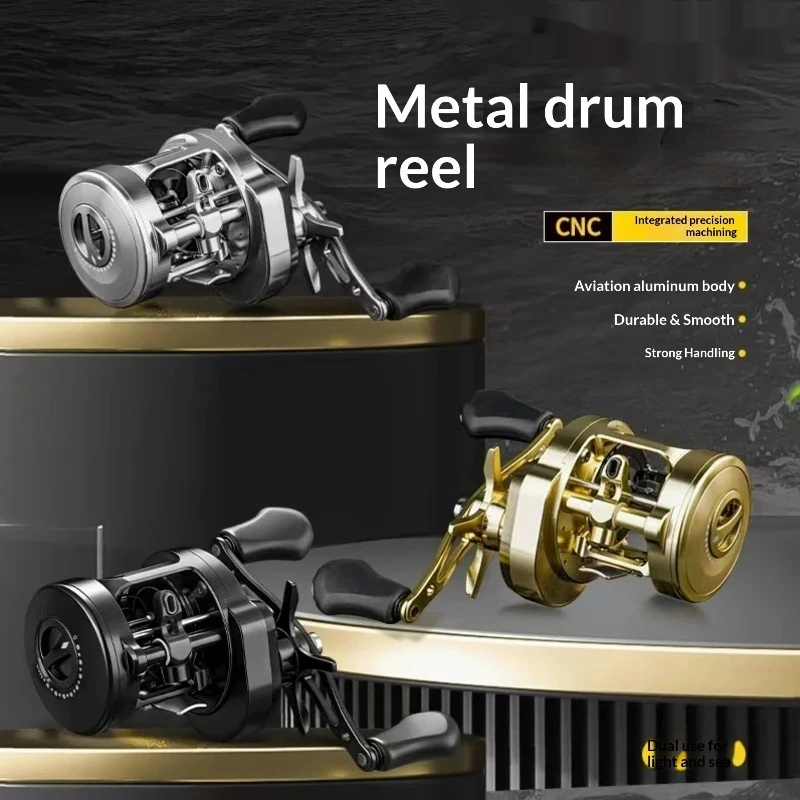 Trolling Reel - รอกตกปลา Korkmas S300 โครงอะลูมิเนียม CNC แบบโลหะเต็มตัว