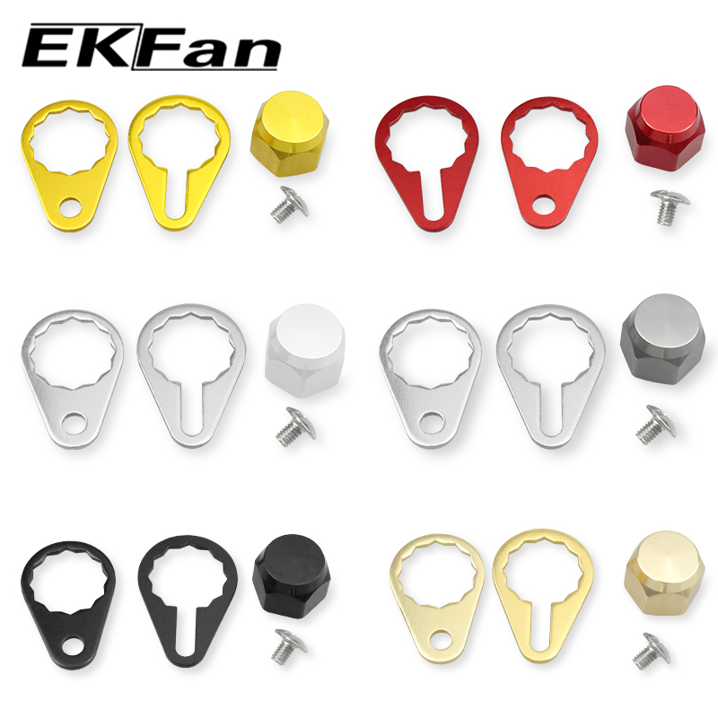 Reel Drag Knob - EKFan ซ้ายมือขวามือ Crank NUT สกรูแผ่นสําหรับตกปลา Reel