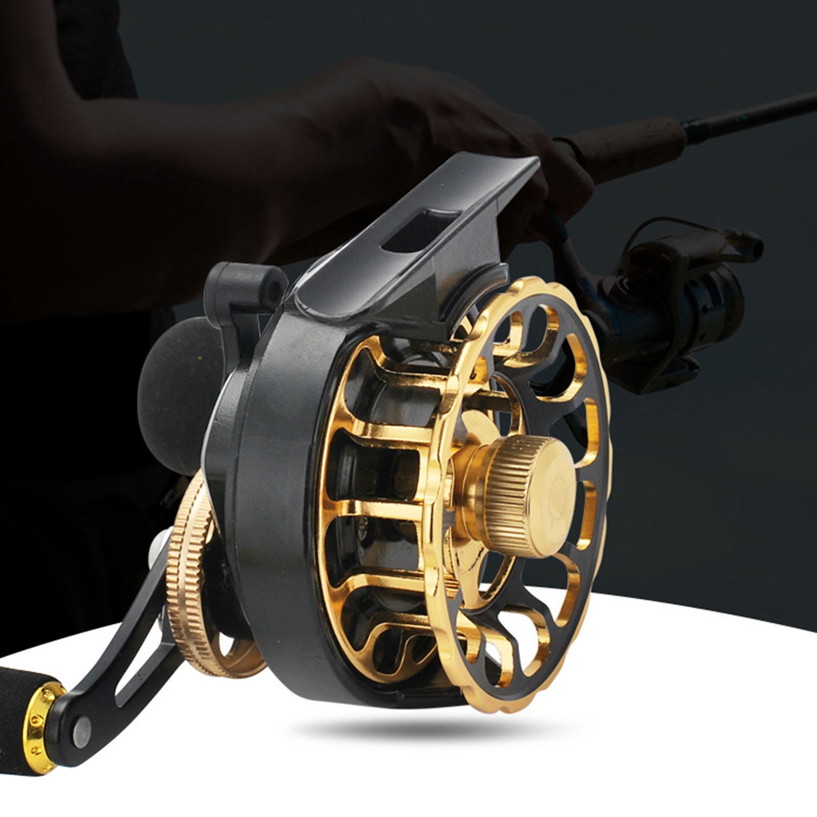 Ice Fishing Reel - รอกตกปลาฤดูหนาว คันเบ็ดตกปลาแบบแพ อุปกรณ์ตกปลาน้ำแข็ง อุปกรณ์ตกปลา ด้ามจับที่สะดวกสบาย อุปกรณ์สำหรับมืออาชีพ