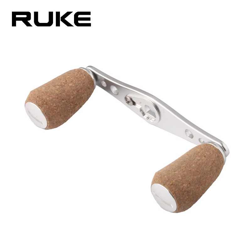 Spincast Reel - รอกตกปลา Ruke ทำจากอลูมิเนียมอัลลอยด์ ด้ามจับแบบโยก ความยาวทั้งหมด 110
