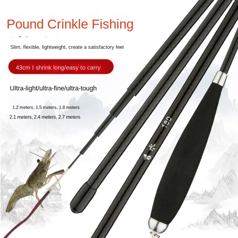 Spincast Reel - Telescopic Fishing Rod ชุดเต็ม Fishing POLE