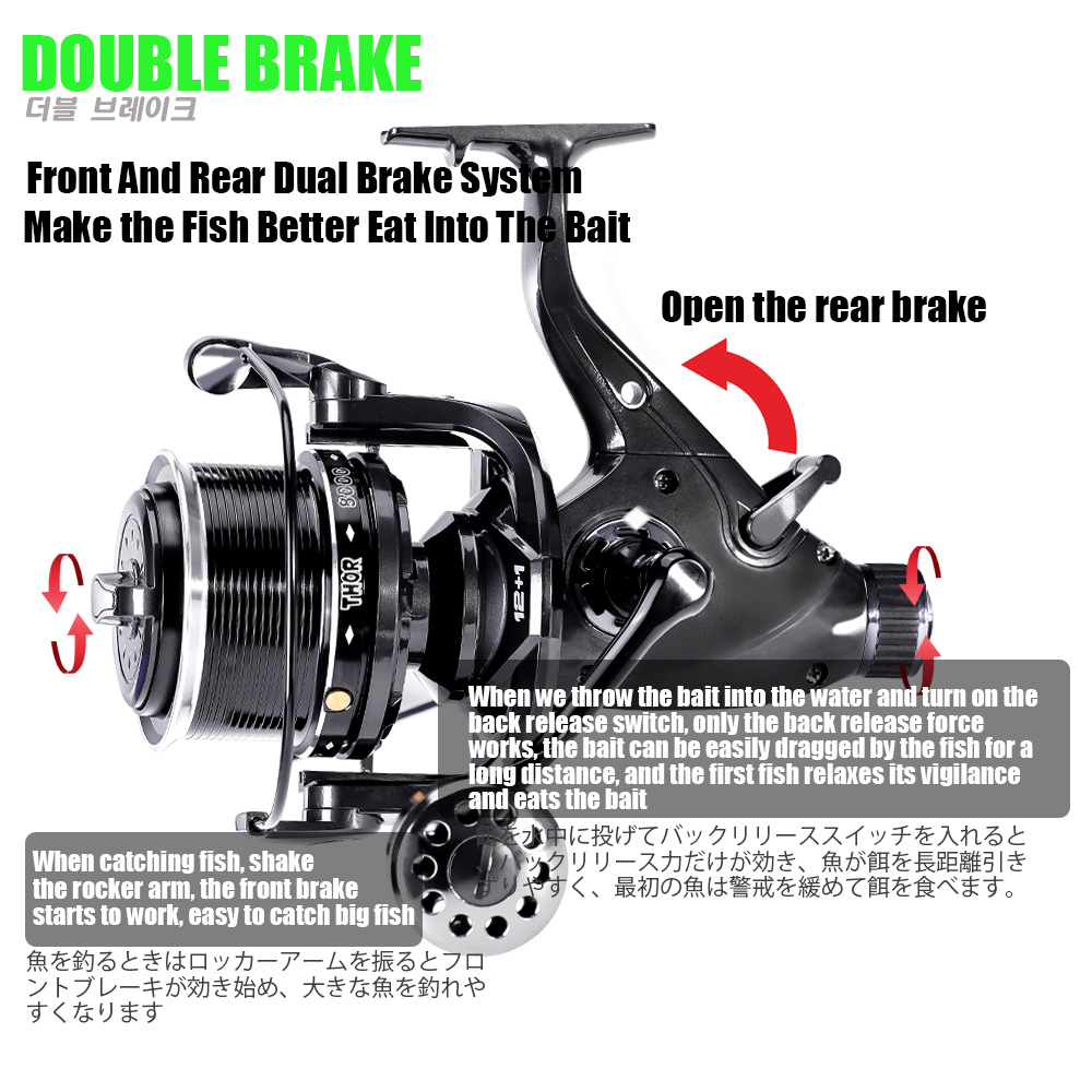 ใหม่ปลาคาร์พตกปลา Reel Spinnin - Reel Drag Knob บทวิจารณ์และราคา