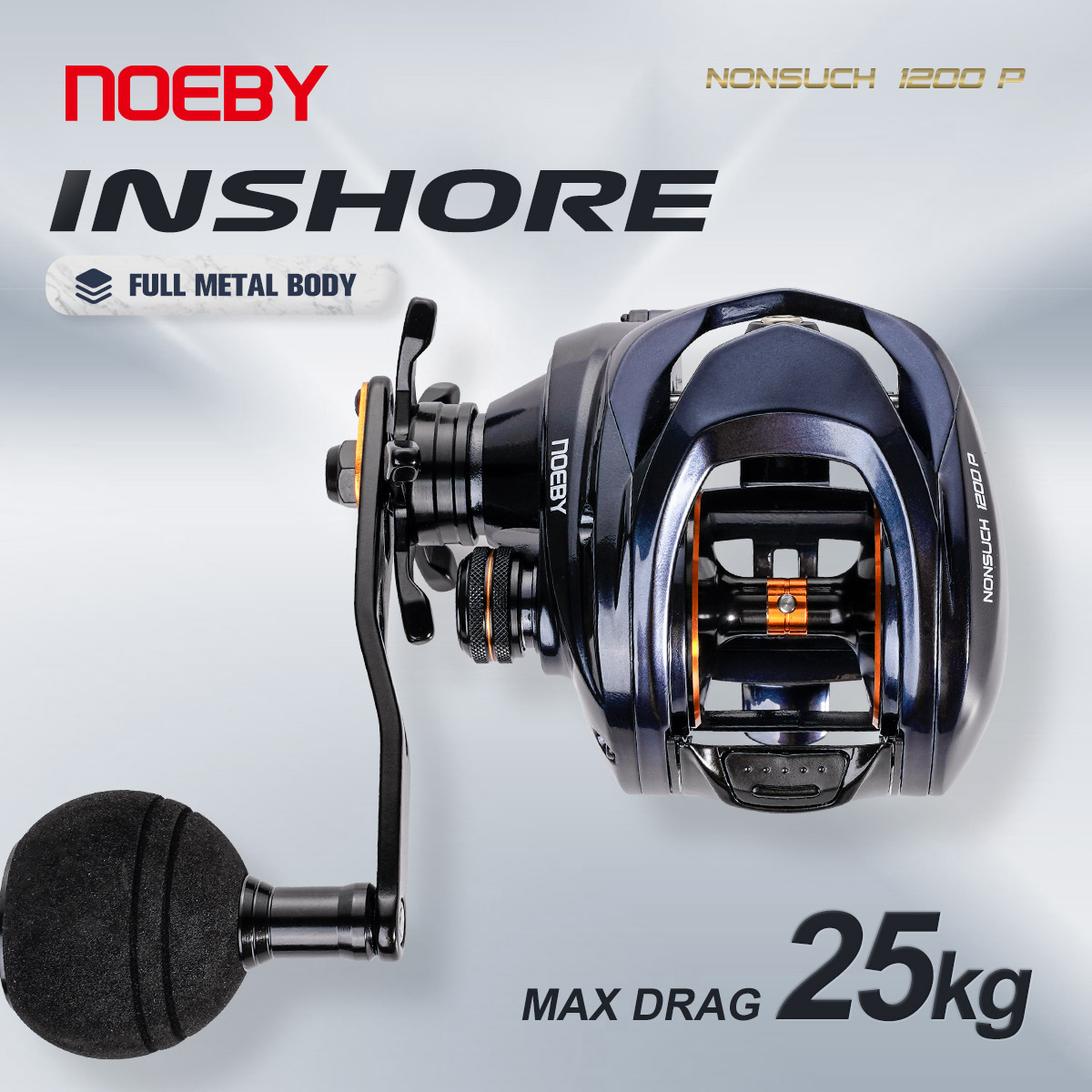 รอกเบทคาสติ้ง Noeby Inshore สำ - Spincast Reel บทวิจารณ์และราคา