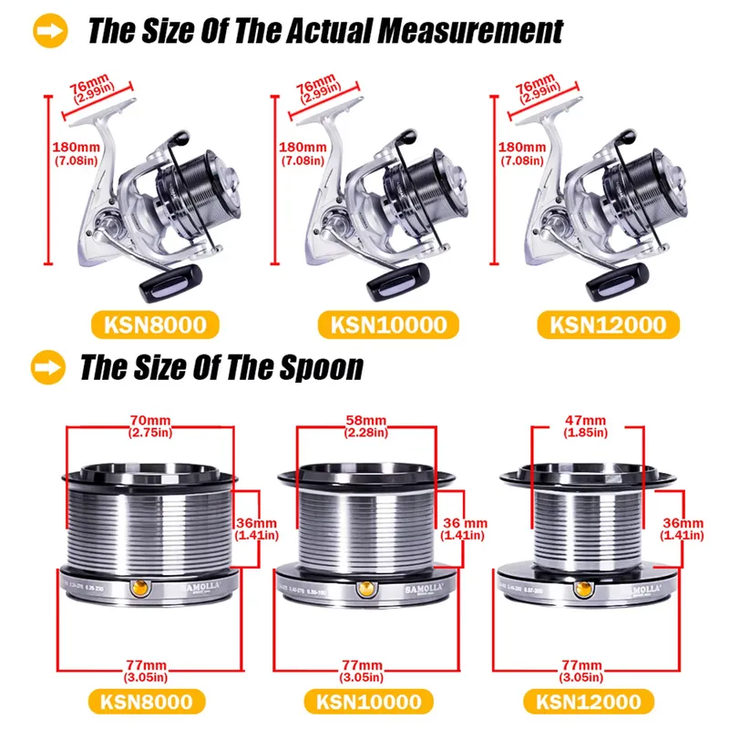 รอกตกปลาความเร็วสูง อัตราทดเกี - Surf Reel บทวิจารณ์และราคา