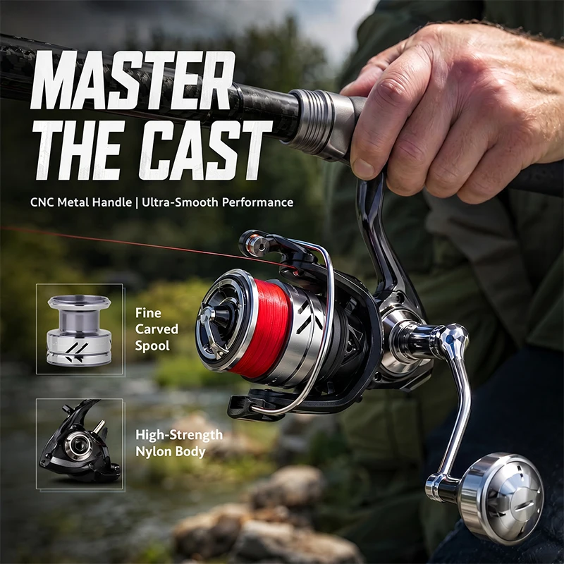 DEUKIO รอกตกปลาแบบโลหะ รอกสปิน - Reel Drag Knob บทวิจารณ์และราคา