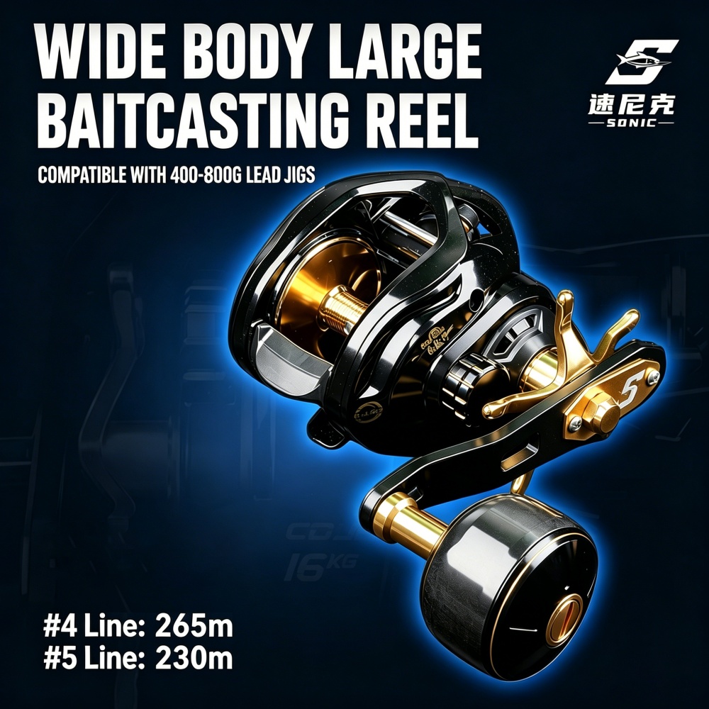 รอกเบทคาสติ้งสำหรับตกปลาทะเลน้ - Trolling Reel บทวิจารณ์และราคา