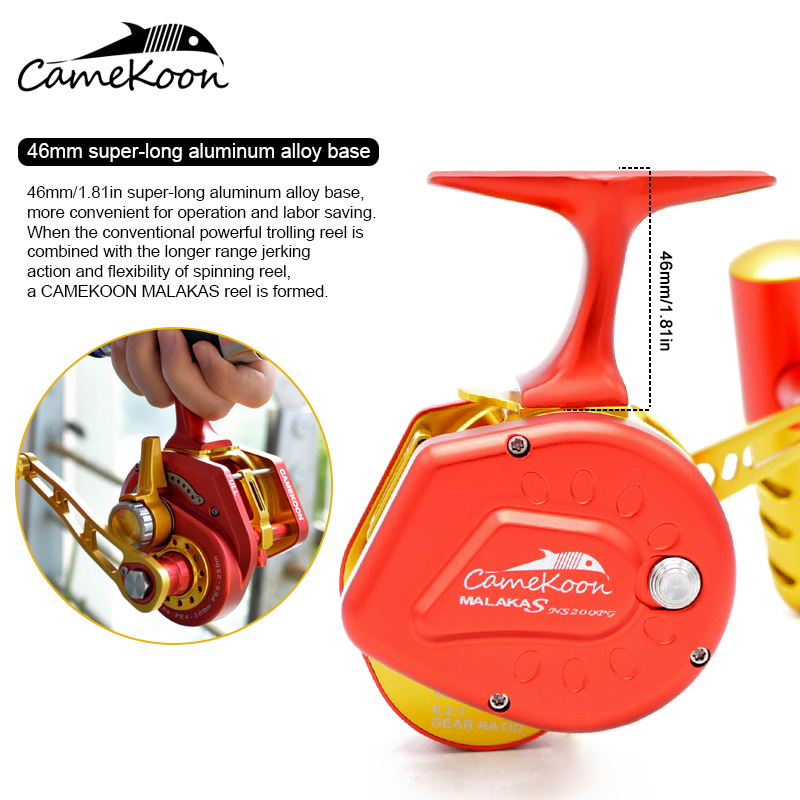 รอกตกปลา CAMEKOON MALAKAS Seri - Trolling Reel บทวิจารณ์และราคา