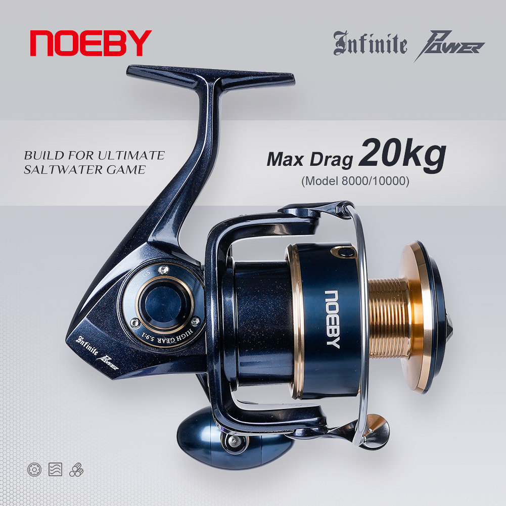 รอกตกปลา NOEBY Infinite Power  - Daiwa Reel Bg บทวิจารณ์และราคา