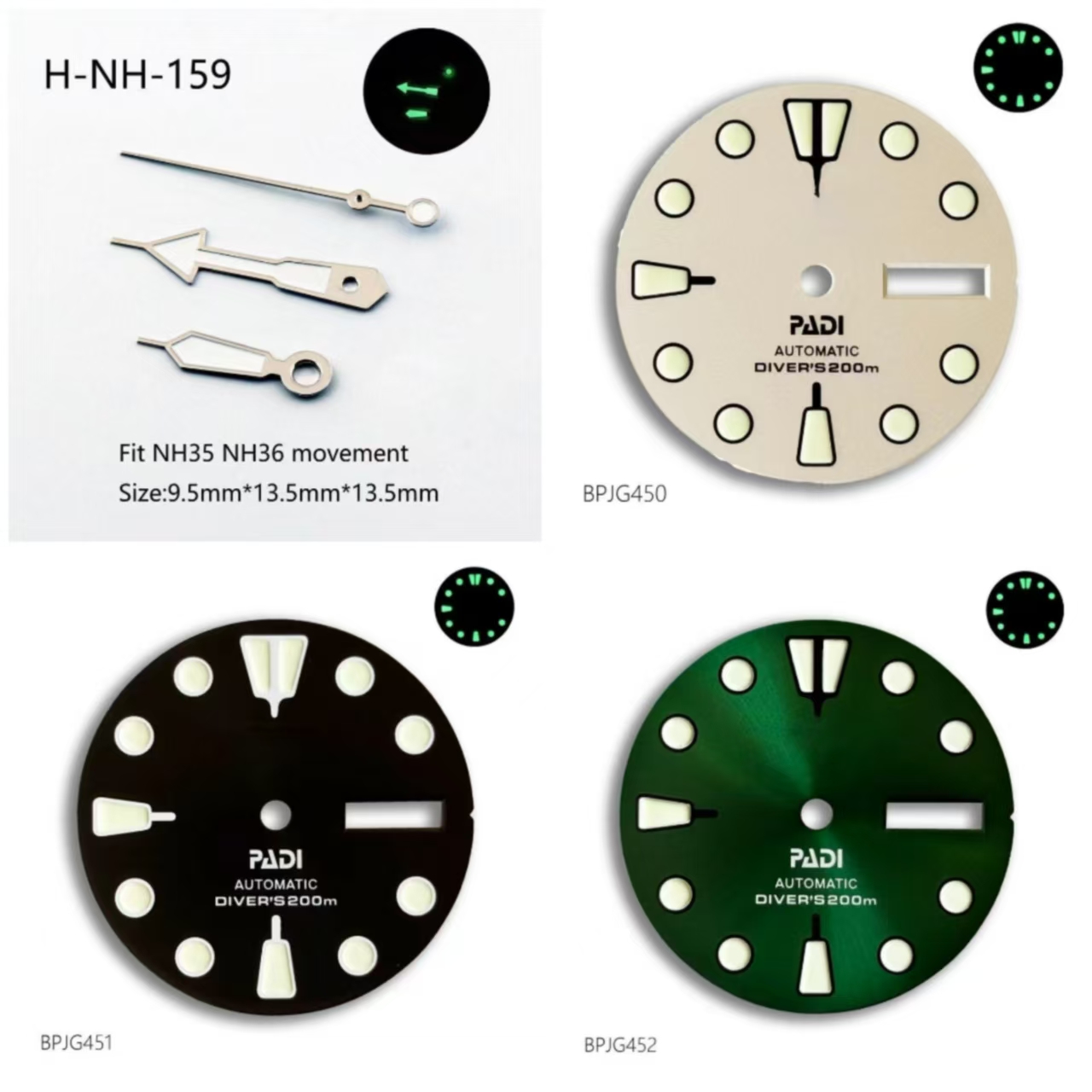 หน้าปัดนาฬิกา NH36 PADI S ขนาด - Reel Case บทวิจารณ์และราคา